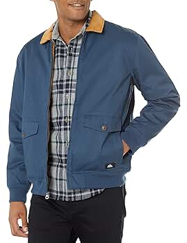 Quiksilver Men's Concave Jacket, Insignia Blue, Medium at
